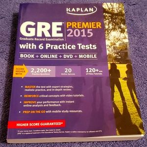 Kaplan GRE Premier 2015 (with 6 Practice Exams)